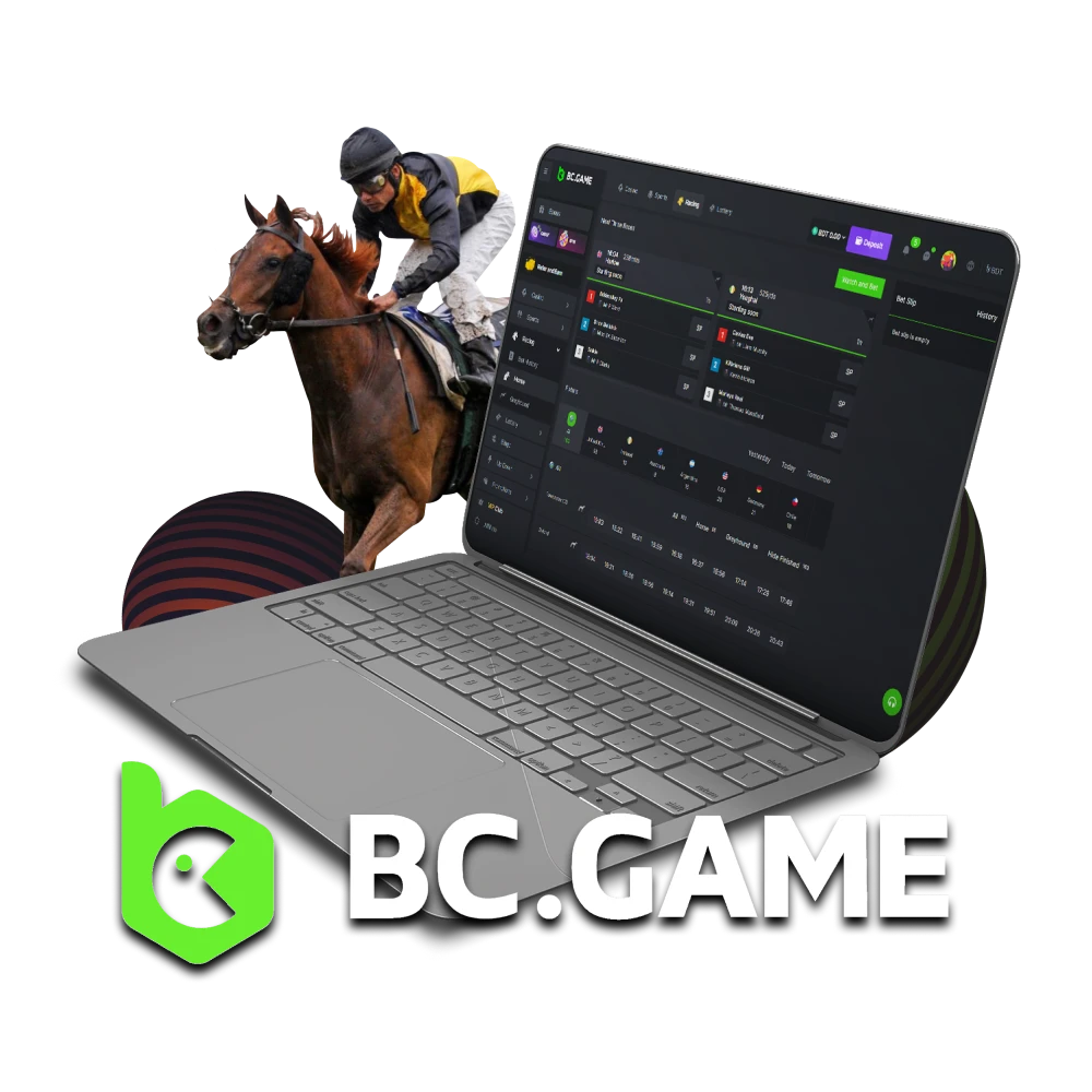 When betting on BC Game, choose horse racing.