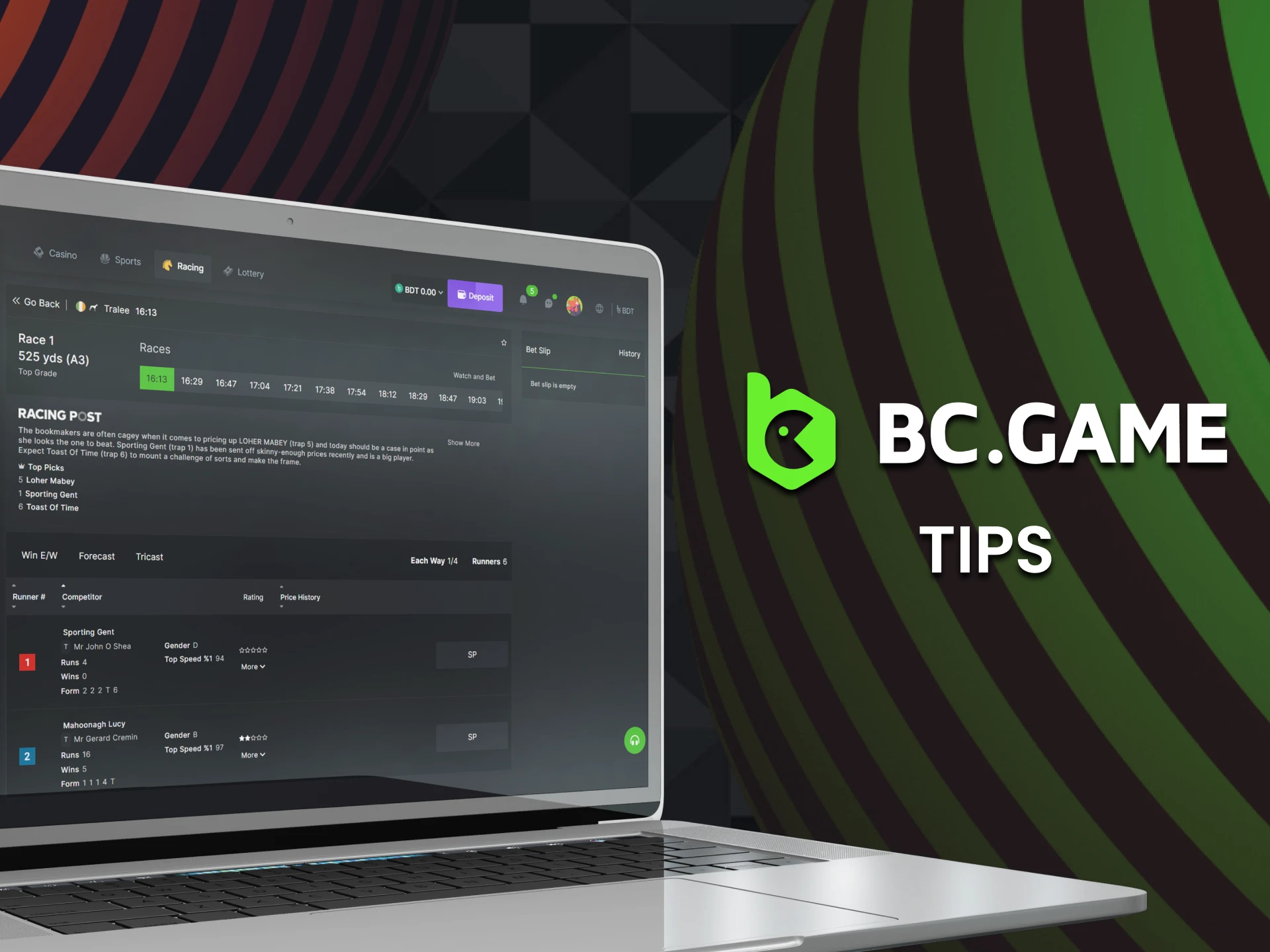 Learn horse racing betting tips from BC Game.