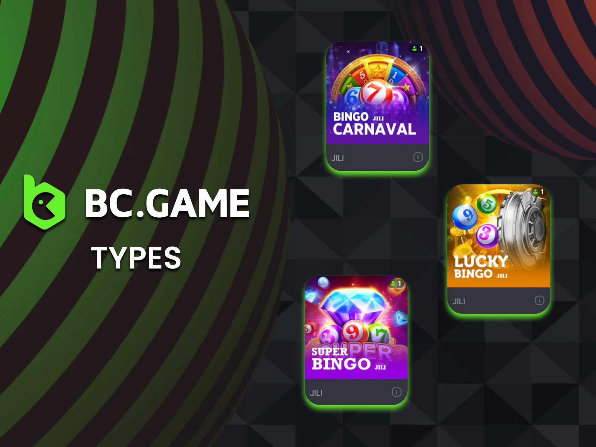 BC Game offers different types of bingo games in Bangladesh.