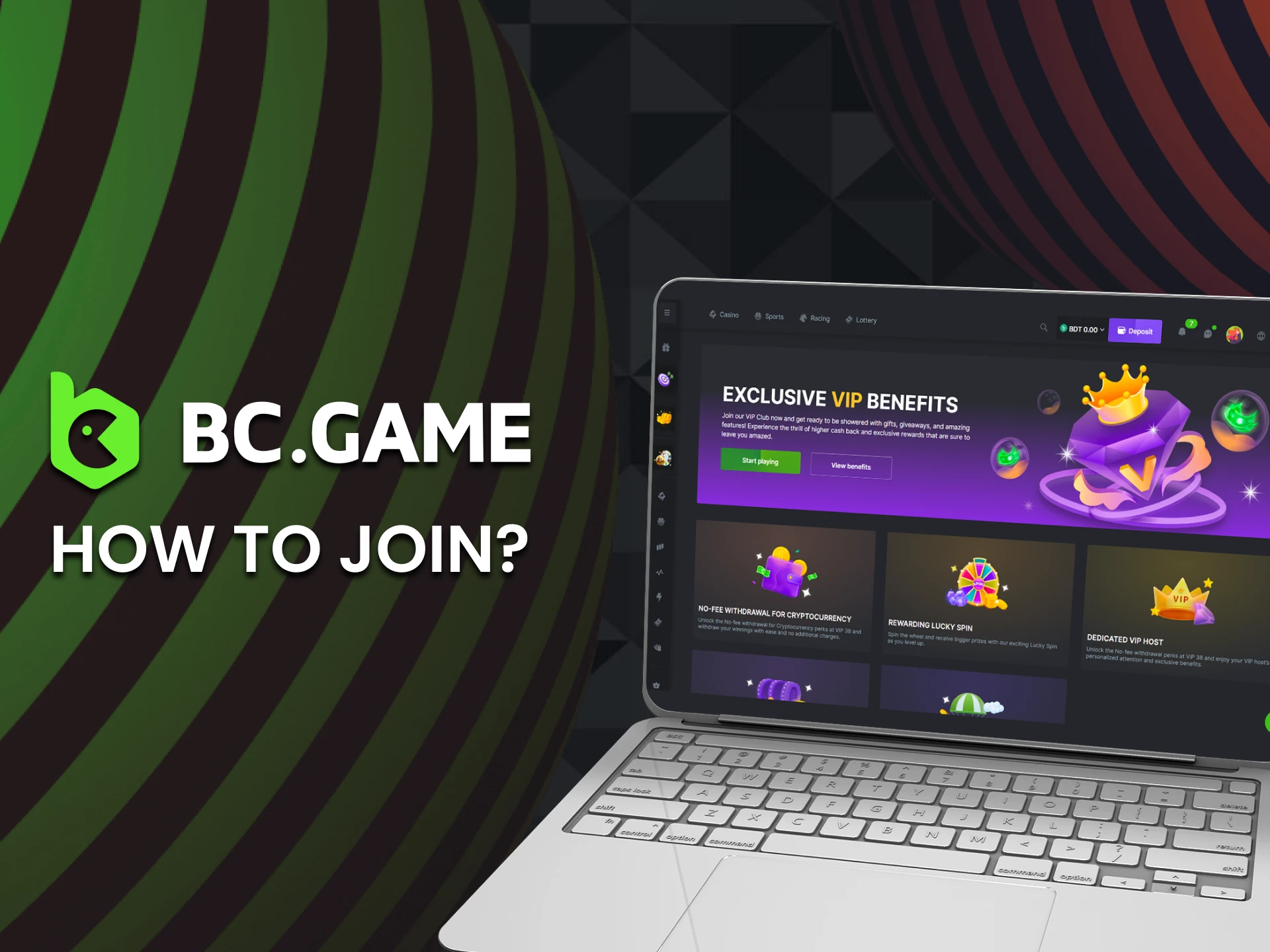 We will tell you how to join the BC Game VIP club.