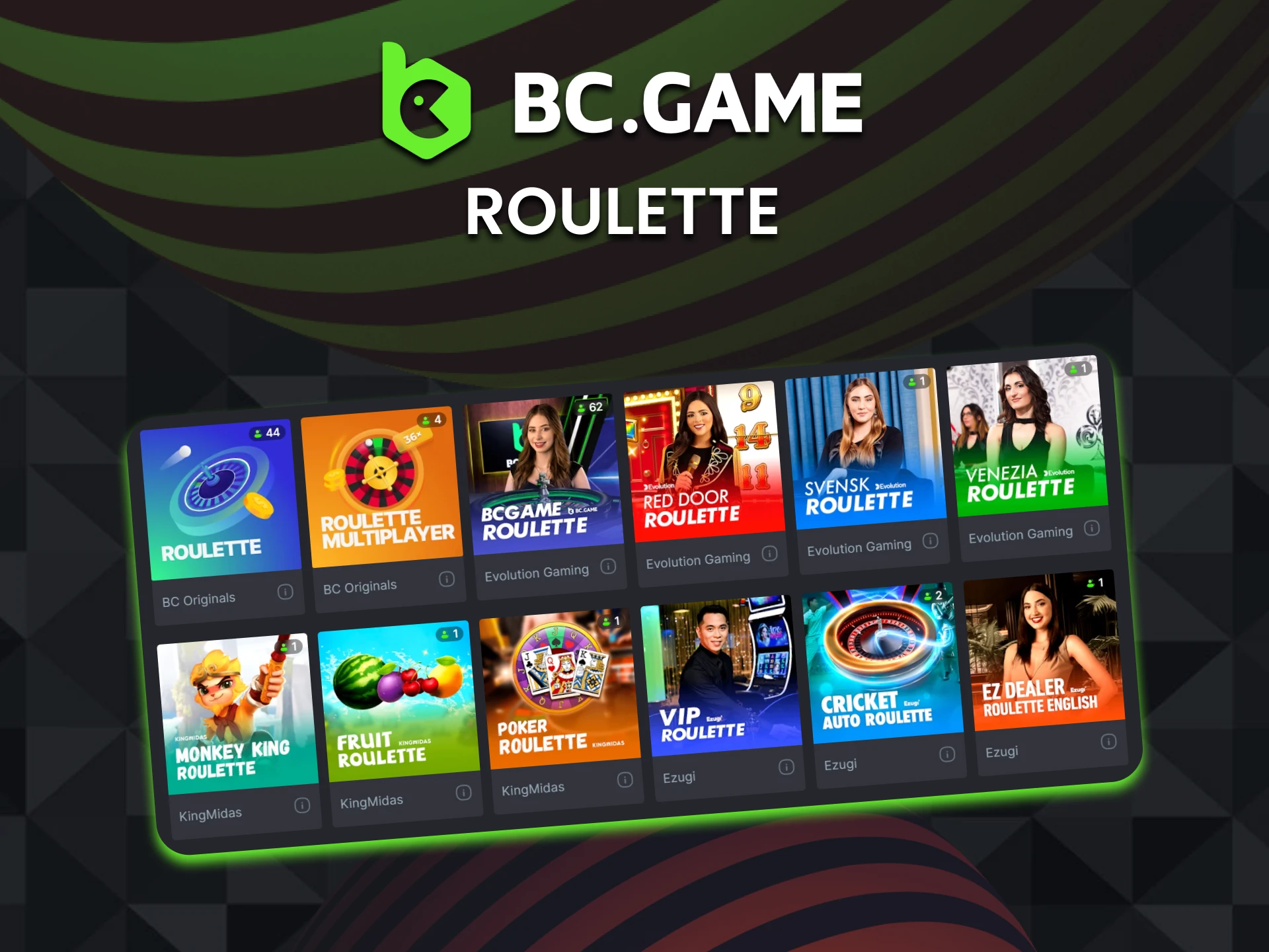 Play roulette with BC Game BD.
