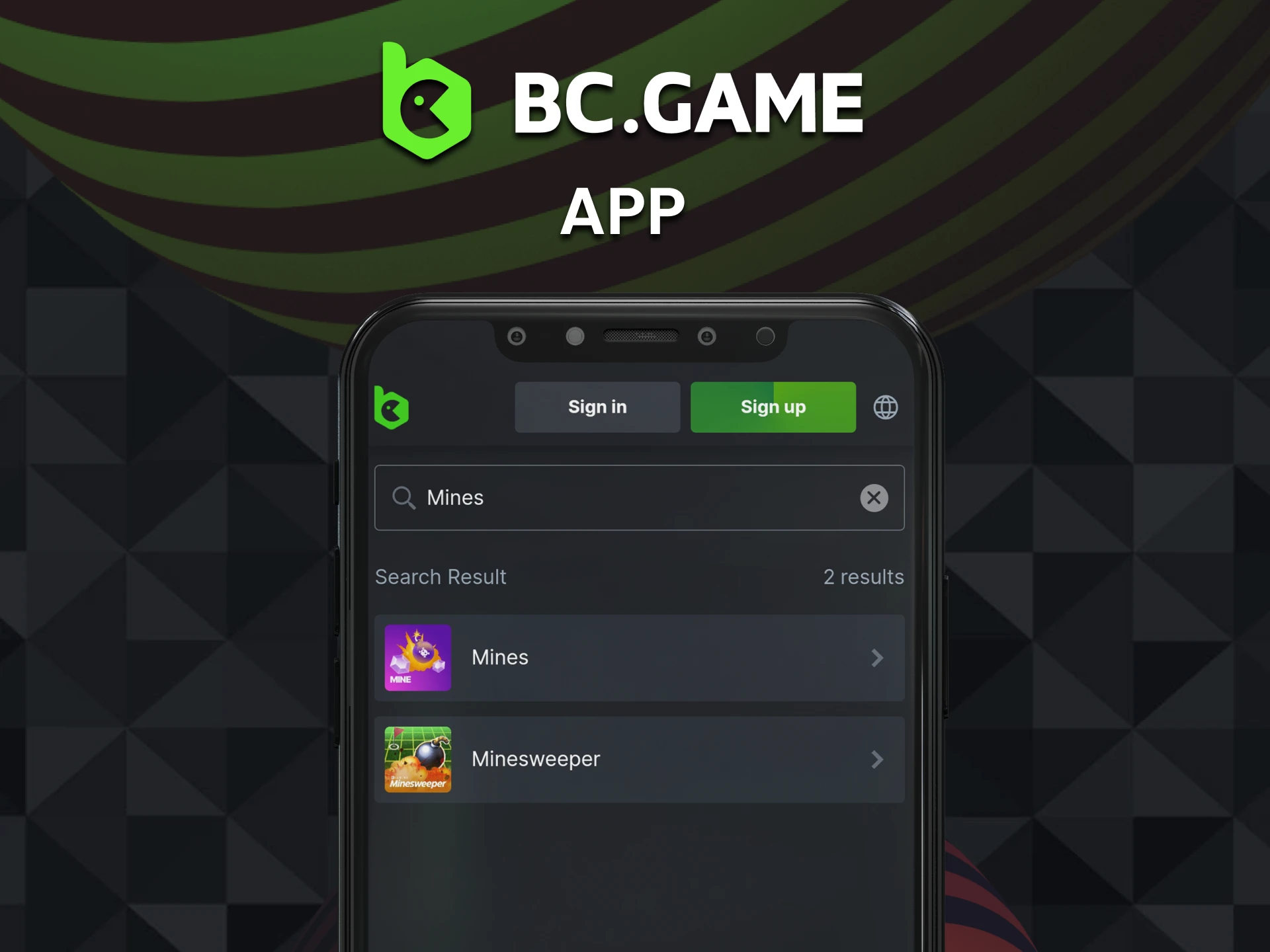 Play BC Game Mines in the app for Android and iOS.