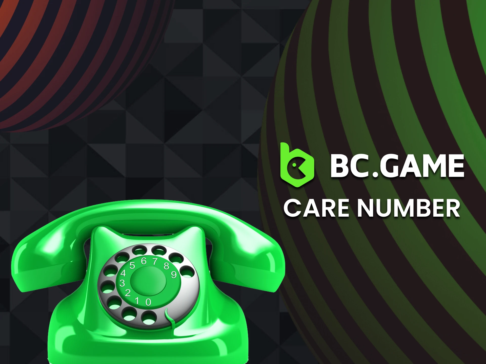 Contact the BC Game support team via phone number.