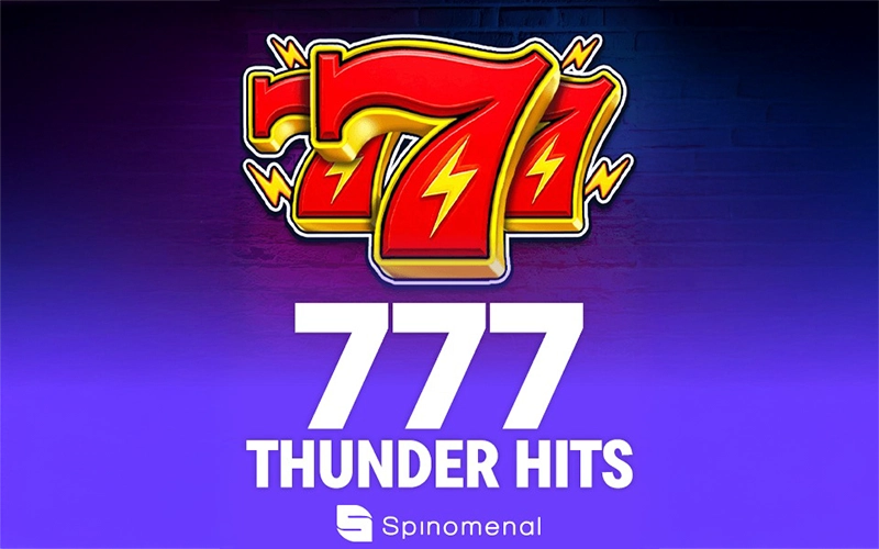 Trust your luck and win a big jackpot in the 777 Thunder Hits slot game from BC Game.