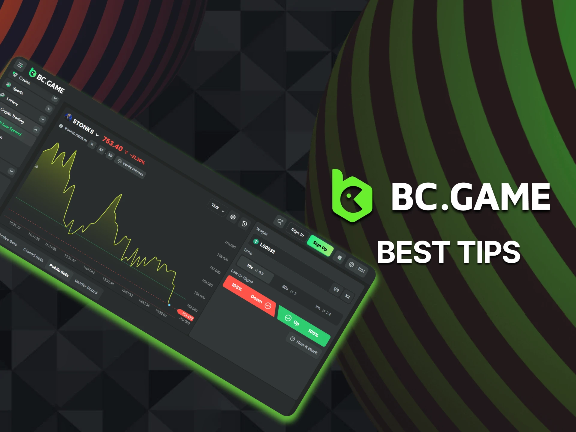 See the tips for trading on the BC Game platform.