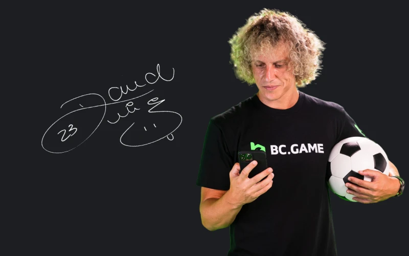 David Luiz has partnered with BC Game.