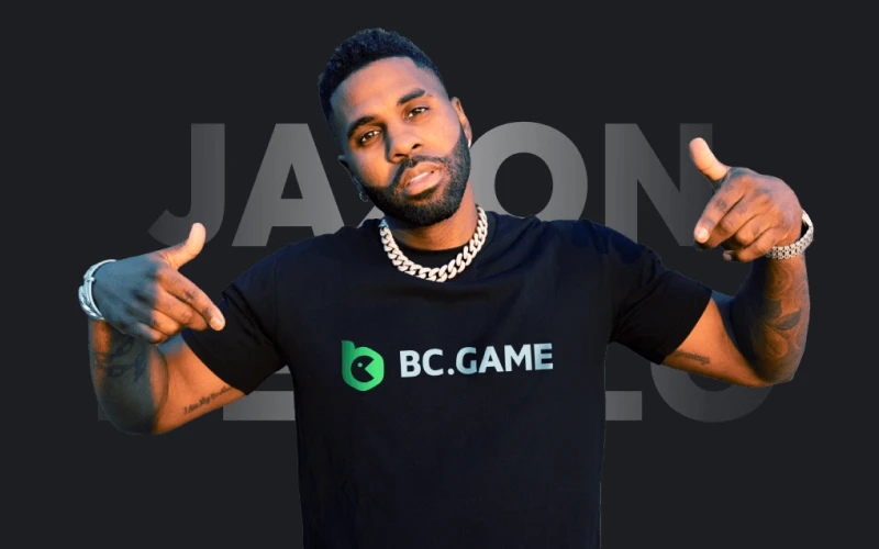 Jason Derulo has become a BC Game brand ambassador.