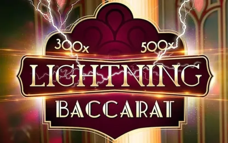 Play Lightning Baccarat by Evolution Gaming on BC Game.