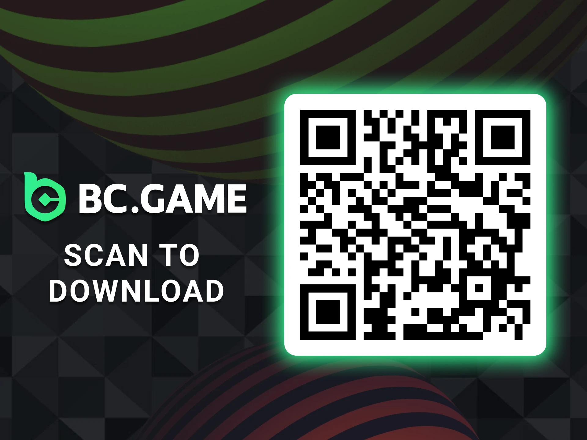 BC Game মোবাইল অ্যাপটি তাত্ক্ষণিকভাবে ডাউনলোড করতে QR কোড স্ক্যান করুন।
